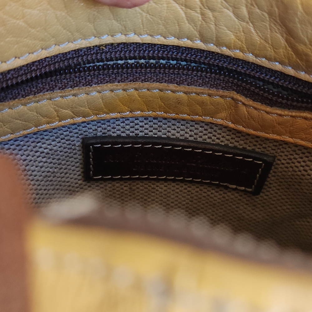 Yellow and Brown Women's Shoulder Bag - Picture 5 of 6